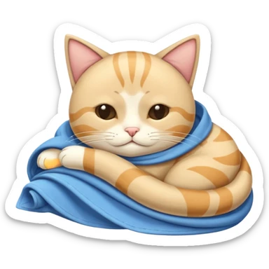 𝐆𝐚𝐭𝐨 𝐝𝐮𝐫𝐦𝐢𝐞𝐧𝐝𝐨 𝐜𝐨𝐧 𝐮𝐧𝐚 𝐦𝐚𝐧𝐭𝐚 sticker