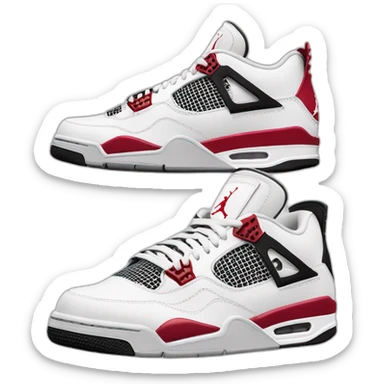 Sneakers jordan 4 sticker