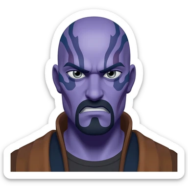 assaj ventress angry sticker