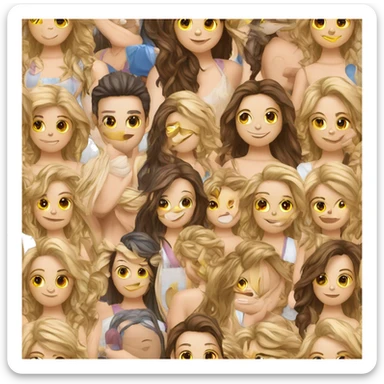 une personne que fais un fan sticker