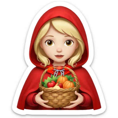 Little Red Riding Hood sticker