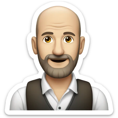 Edward Berger german film director balding young short beard sticker