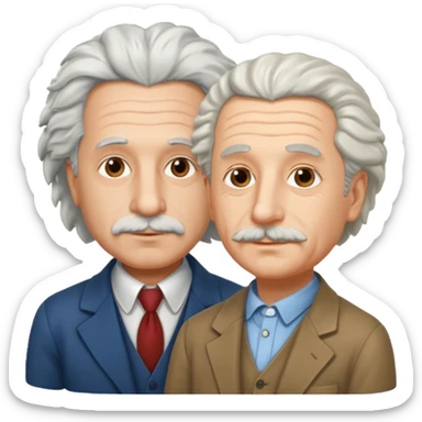 Epstien with einstien sticker