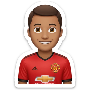football supporter, manchester united sticker