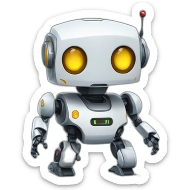 Robots uprising sticker