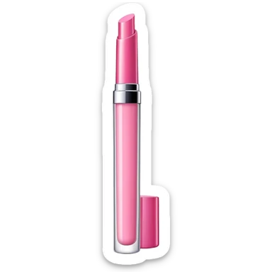 pink lip gloss tube sticker