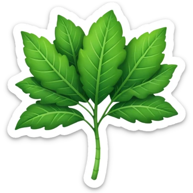 Leafy green sticker