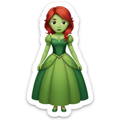 Princess Fiona from Shrek movie sticker