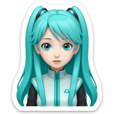 uma vocaloide hatsuni miku sticker