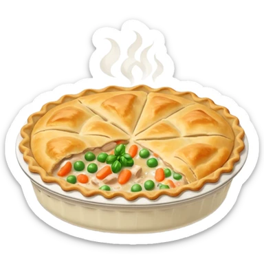 Chicken Pot Pie sticker