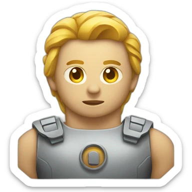 android logo strength sticker