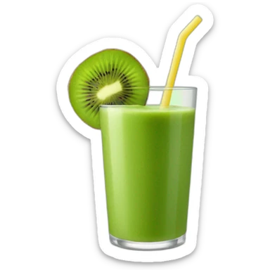 kiwi fruit smoothie sticker