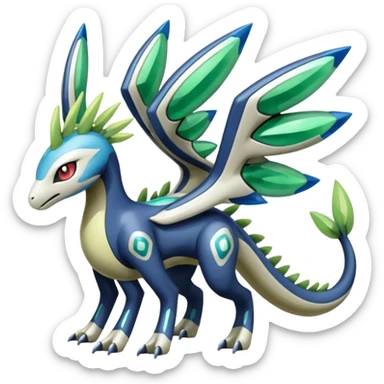 Meloetta-Zygarde-Cresselia-Palkia-Dialga-Electrike-Manectric-Fakémon-fusion, full body sticker