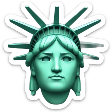 the statue of liberty sticker