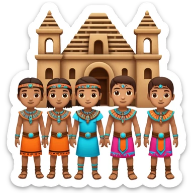 aztec school sticker