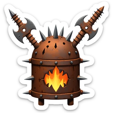 Medieval torture device ￼ sticker