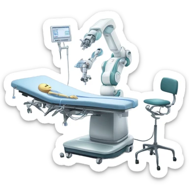 Robot doing total knee sticker