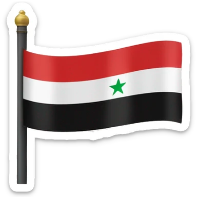 Independent Syria flag sticker