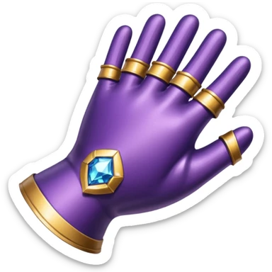The glove of thanos sticker