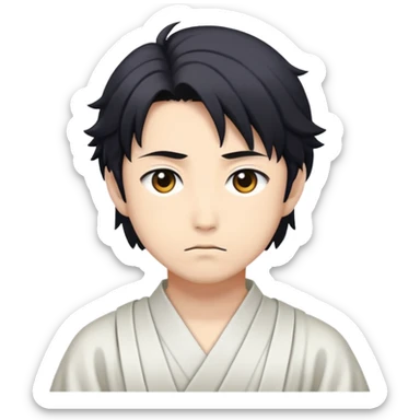 tomioka giyuu from demon slayer sticker