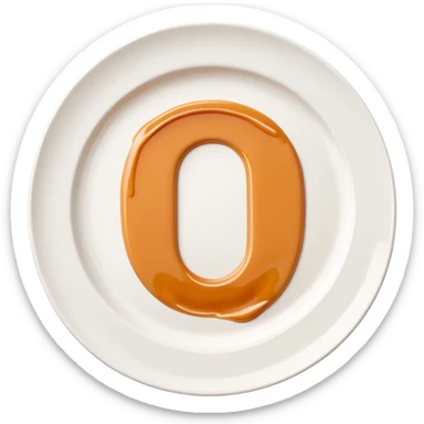 A modern icon of a white ceramic plate with a refined sauce drizzle shaped like the letter C, subtly expressing the CatchTable brand identity. Use a sleek, minimal style.
The sauce drizzle should include a color #FF3D00.
Soft shadows, simple lines, high-end visual mood. sticker