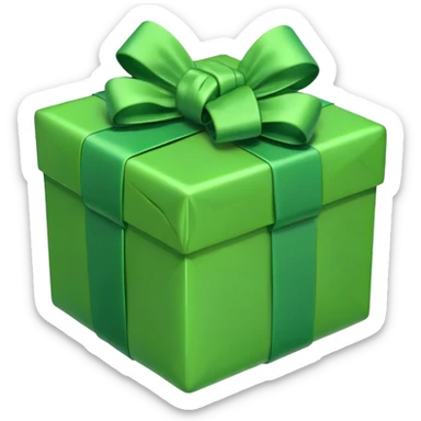 Green Present sticker