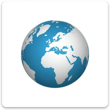 Earth but black and white sticker