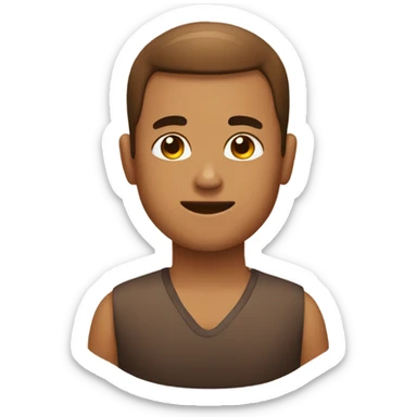 Massage brown sticker