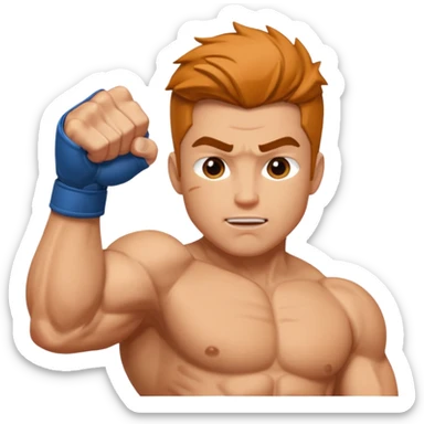 Mark from "G-force" doing fist pump. sticker