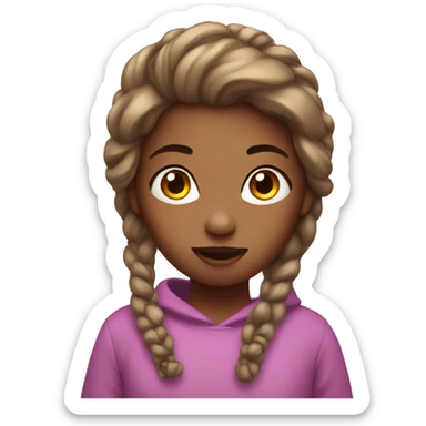 Sleepover girl sticker