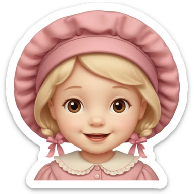 create a baby girl emoji from the 60. sticker
