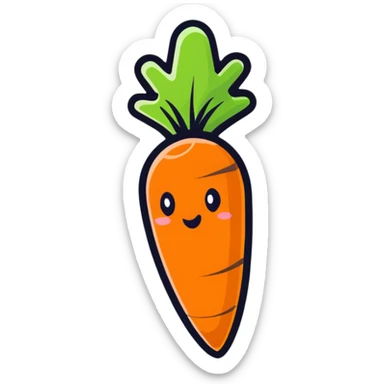 carrot sticker