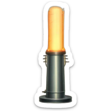 Tesla coil vintage sticker
