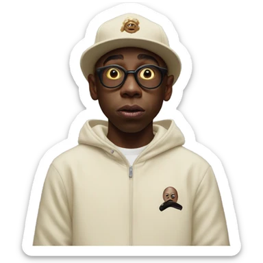 Tyler The Creator in his album igor sticker