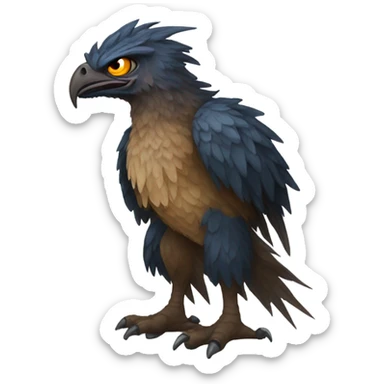 The Hawk Tuah Monster sticker