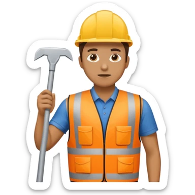 Waste Management, safety vest, trash picker sticker