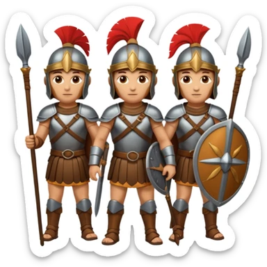 cartagineses cuerpo entero sticker