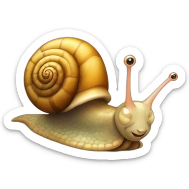 Cute little Snail  sticker