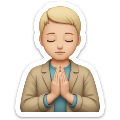 praying sticker