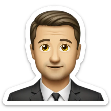 Volodymyr Zelenskyy sticker
