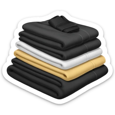 roupa dobrada meia calça sticker