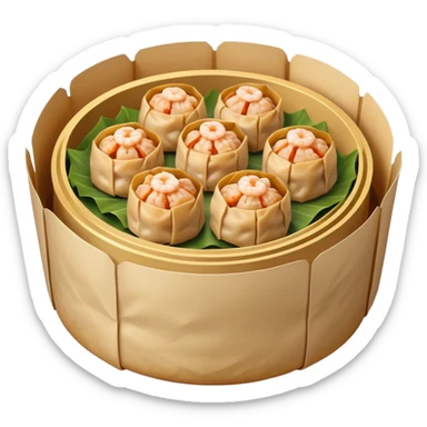 one cube siu-mai, dont give me multiple. just one sticker