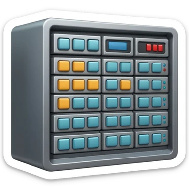 Early mainframe computer sticker