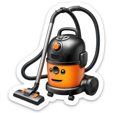 burnt-out vacuum cleaner sticker