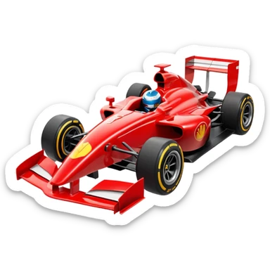 formula 1 car sticker