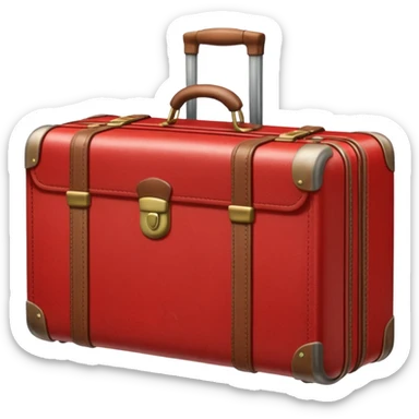 red Suitcase sticker