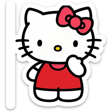 Hello-kitty sticker
