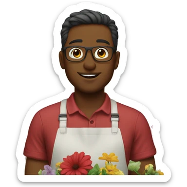 Florist life sticker