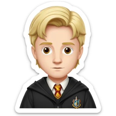 colin creevey in harry potter, wear hogwarts uniform sticker