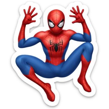 Spiderman love sticker